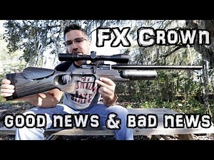 FX Crown .25 Air Rifle + Accuracy TEST - 50 & 100 Yards + FULL REVIEW - Regulated PCP Airgun