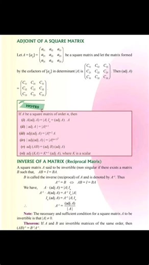 Adjoint of a matrix | Mathematics Hub