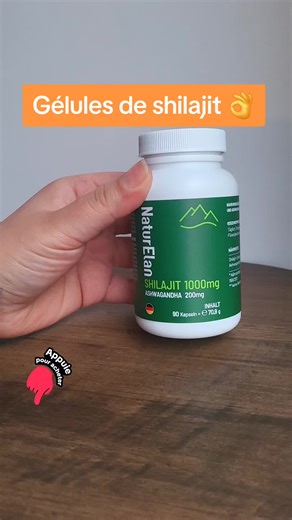 Gélules de shilajit #tiktokshop #shilajit #viral #france #فرنسا🇨🇵_بلجيكا🇧🇪_المانيا🇩🇪
