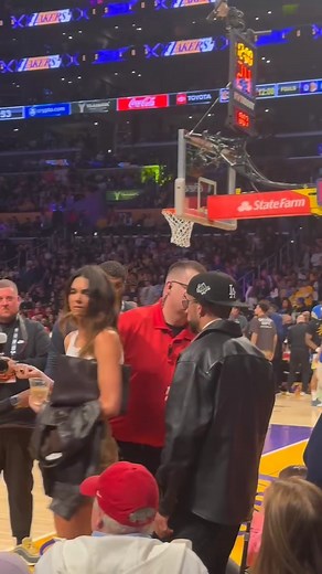 1.6M views · 11K reactions | Kendall Jenner and Bad Bunny in attendance for Game 6  | SportsCenter | Facebook