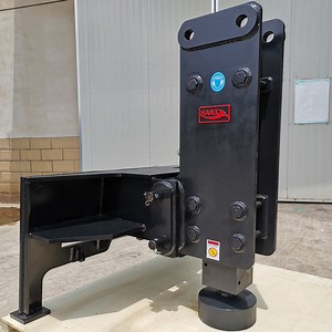 [Hot Item] Skid Steer Loader Fencing Attachment Hydraulic Pile Hammer Post Driver