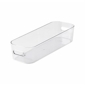 Cutie depozitare SmartStore Compact Slim, organizare alimente frigider, transparenta, fara BPA, 1.3L, 29.1x 9.4x6.1 cm - eMAG.ro