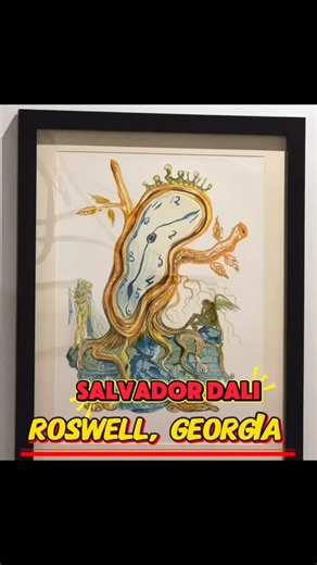 Did you know there is a @salvadordali exhibit right here in Roswell, Georgia! The @mimms_museum is hosting the exhibit till January 2027! 📅 Open Wednesdays to Sundays ⏰ 12-5 pm purchase 🎟️ there 📍 5000 Commerce Parkway, Roswell, Georgia 30076 🚗 Free Parking 🪑Plenty of benches to sit on 👩‍🦽‍➡️They do have two you could borrow on a first come basis They also have great museum with computer and Appollo history so be sure to check it all out! #mimms #salvadordali #artlovers #roswellgeorgia | 
