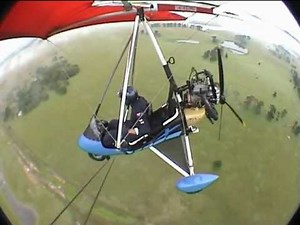 Microlight simulated engine failure