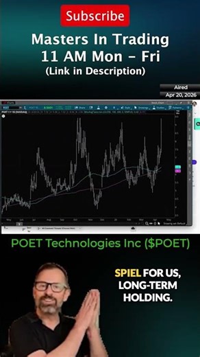 How I Caught a 38% Move — And Knew the Exact Moment to Exit #POET #livetrading