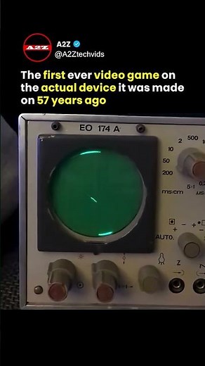 The first ever video game on the actual device it was made on 57 years ago