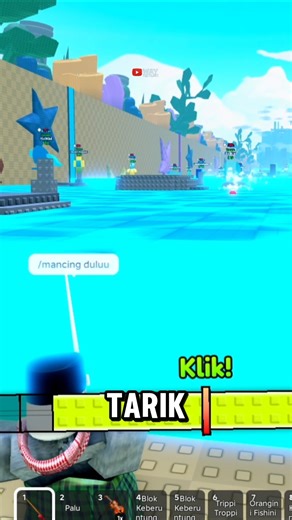 LAGI MANCING MALAH KETEMU BAYANGAN SI TIA #shorts #short #roblox #robloxshorts #robloxedit