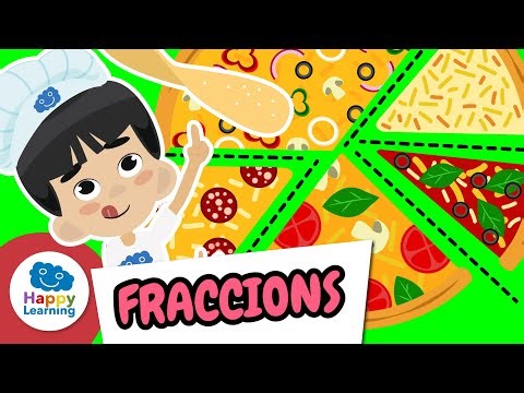 🍕📏 LES FRACCIONS | Vídeos educatius per a nens en llengua catalana | ‪@HappyLearningCAT‬