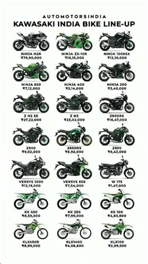 Kawasaki Ninja all bikes price