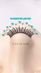2.9M views · 10K reactions | Lash tips:✨3DW Fairy Style Lash Set✨The First Layer：9 points positioning10-11-12-12-12-12-12-11-11The Second Layer：Shorter 2mm than the first layer8-9-10-10-10-10-10-9-9The Third Layer：Fill with 8mm and 9mm 3DW lashes❤Enlarge your eyes, do you like this lash set?✨Follow me to get more tips and knowledge of eyelash extensions✨..shop on vavalash.com❤️.... | Vavalash | Facebook
