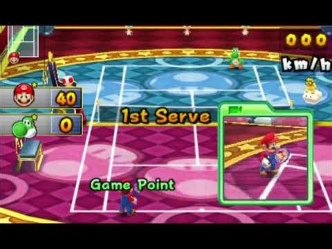 Mario vs Yoshi - Mario Tennis Open Nintendo 3DS
