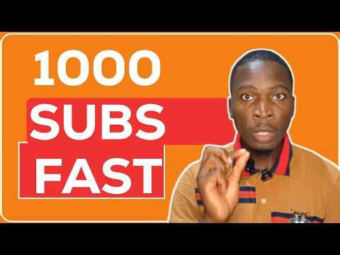 How to Get 1000 Subscribers on YouTube Fast (Beginner Guide 2026)