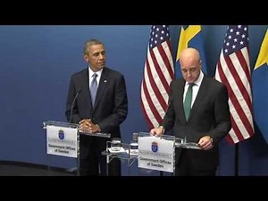 Reinfeldt speaks on Obama's press conference
