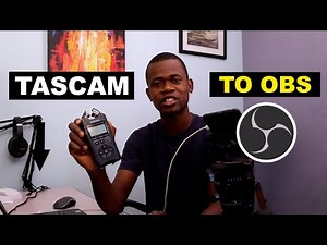 How to use a Tascam sound recorder with OBS studio