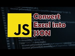 How to Convert Excel to JSON in Javascript
