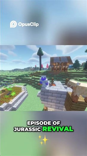 Jurassic Revival Enclosure! #minecraft #indodinos #jurassicaddon #gaming #dinomonster #dinosaurmod