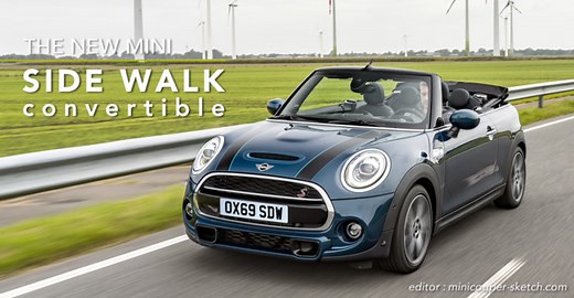 MINIコンバーチブルに特別仕様の限定車「サイドウォーク」登場！ | MINI COOPER Sketch
