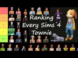 Ranking Every Sims 4 Townie: A Tier List