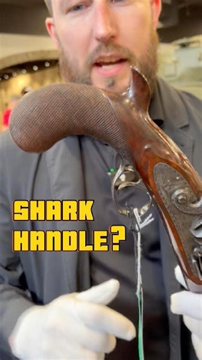 Rare Flintlocks with Shark-Handle Grip?