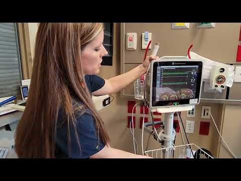 Insertion of PA catheter (swan-ganz) at bedside with Hemosphere monitor