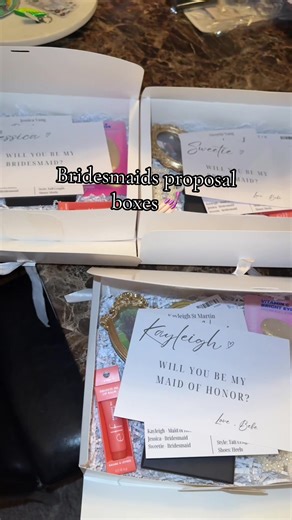 Creative Bridesmaids Proposal Box Ideas for Engagements