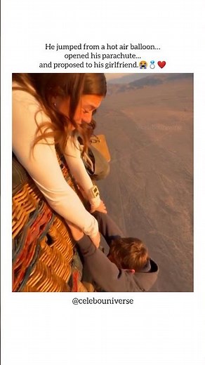 He took “dream proposal” literally 😭❤️#proposal #couplegoals #truelove