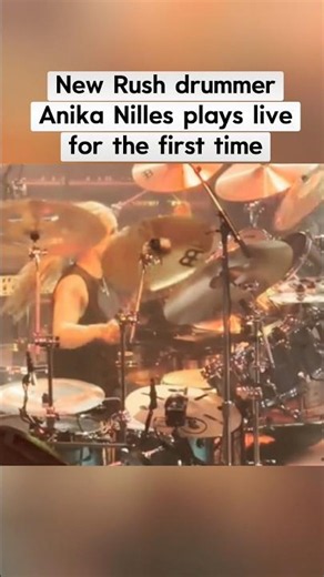 Rush plays 'Tom Sawyer' live with new drummer Anika Nilles 🔥 Video by ‪@consequencevideo‬ on TT