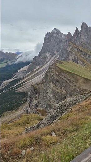 비현실적인 풍경! 이탈리아의 알프스, 돌로미티 세체다⛰️ #Italy #seceda #dolomites #mountainview