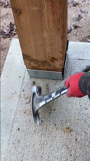 Installing 6x6 cedar post #cedar