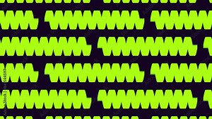 A striking repetitive design of thick, alternating yellow and black lines in a zigzag pattern, creating a visually captivating composition