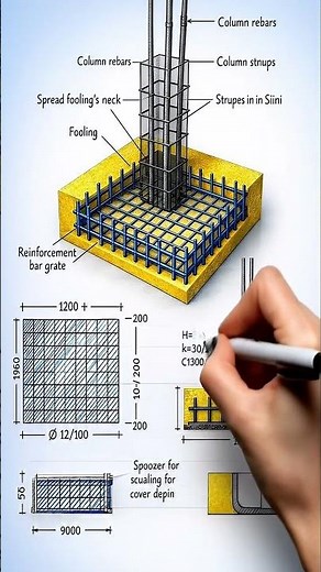 RCC Column Footing | ACI 318 Guide (USA Construction)