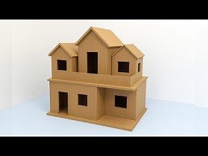 “How to Make Cardboard House | 2 Floor Cardboard House Making Step by Step Tutorial”