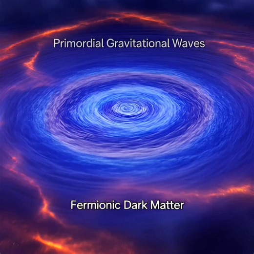 🚨 What if dark matter was forged by the universe’s first gravitational waves?A new Physical Review Letters paper suggests ancient spacetime ripples may have helped produce fermionic dark matter in the early universe.That is a wild idea.Not dark matter as “stuff added later”…but dark matter as something born from the geometry of spacetime itself.If true, gravity didn’t just shape the universe.It helped create the invisible matter holding galaxies together.What if the oldest ripples in reality be
