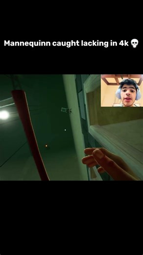 Mannequin caught hacking in 4k 💀 #shorts #helloneighbor