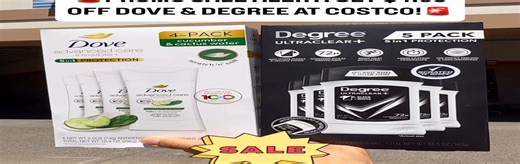 Get $4.50 off Dove and Degree deodorants at Costco in-store and online now through 7/20—stock up for the whole family! | Costco Deals | Facebook