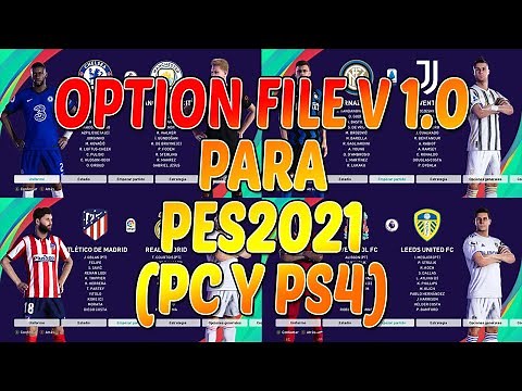 OPTION FILE V1.0 BY CYPES PARA eFootball PES 2021⚽ | (PC y PS4)