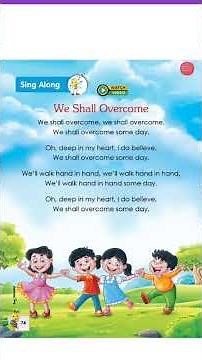 we shall overcome#lkg #weshallovercome #weshall #rhymesforkids #kindergarten #children #ukg #pp2