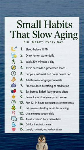 15 Daily Habits That May Help You Age Better 🌿 Healthy Anti Aging Tips Backed by Science