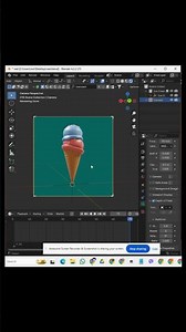 Do you wanna make icecream in blender? 😋🍨🍦#icecream #fyp #foryou #3d #icecreamblender #blenderlearn