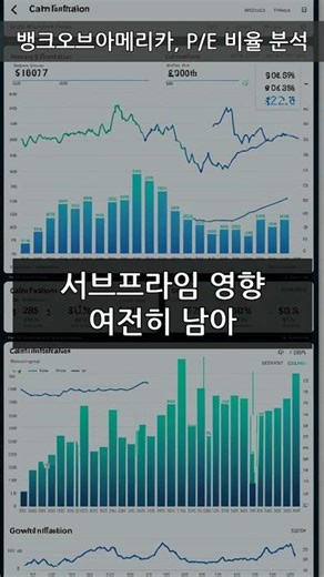 뱅크오브아메리카, P/E 비율 분석