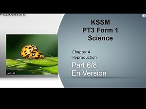 KSSM Form 1 Science Chapter 4 Reproduction Part 6/8, En