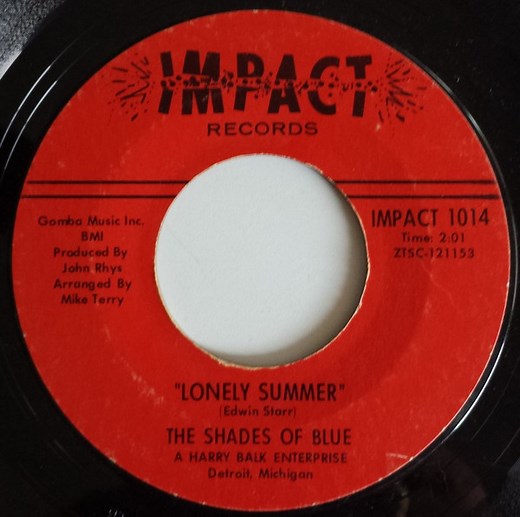 The Shades Of Blue - Lonely Summer