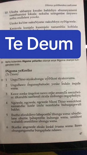 Anglican Church Hymn Songs: Te Deum