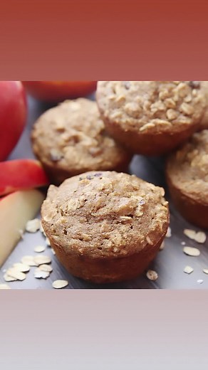 11K views · 35 reactions | Healthy Applesauce Oat Muffins! Great for an easy breakfast, snack or throw them in the lunchbox! https://tastesbetterfromscratch.com/healthy-applesauce-oat-muffins/ | Tastes Better From Scratch | Facebook