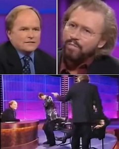 10K views · 22 reactions | It’s Been 25 Years Since The Bee Gees Abruptly Ended Their Interview With Clive Anderson, Leaving Viewers Stunned. What Started As A Lighthearted Conversation Quickly Took A Turn, Leading Barry Gibb To Call The Host A “T****r” Before Walking Off With His Brothers. Anderson Later Admitted The Interview Went “From The Best To The Worst In A Few Minutes.” Watch The Unforgettable Moment Below! | Mente Curiosa | Facebook