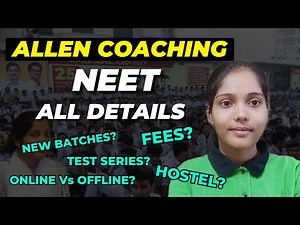 ALLEN COACHING Full Information || Online vs offline? #kota #allen #neet