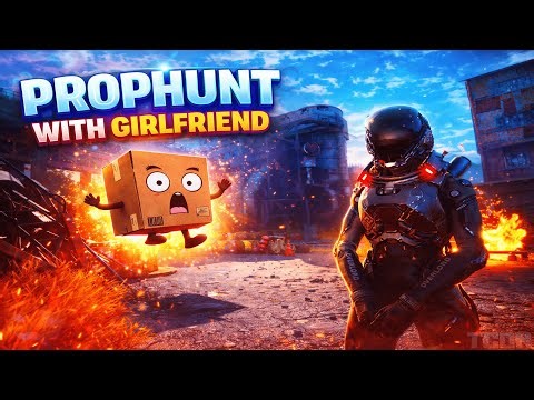 We Played PROPHUNT With No Voice Chat… (Funny Moments ft. Girlfriend) 4K
