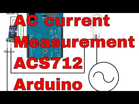 ac current measurement using acs712 current sensor and Arduino