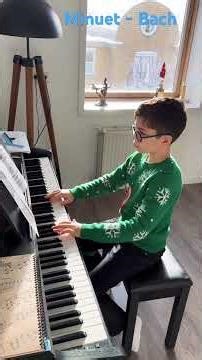 Minuet, Bach - Piano