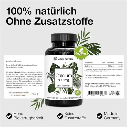 Calcium Test – Beste Calciumpräparate im Vergleich & Ratgeber